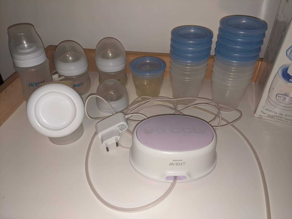 Philips AVENT / Laktator SCF 332 + podgrzewacz do butelek SCF 260