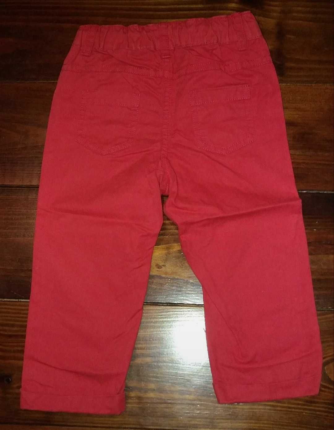 Cool Club, Spodnie chłopięce, czerwone, rozmiar 80
