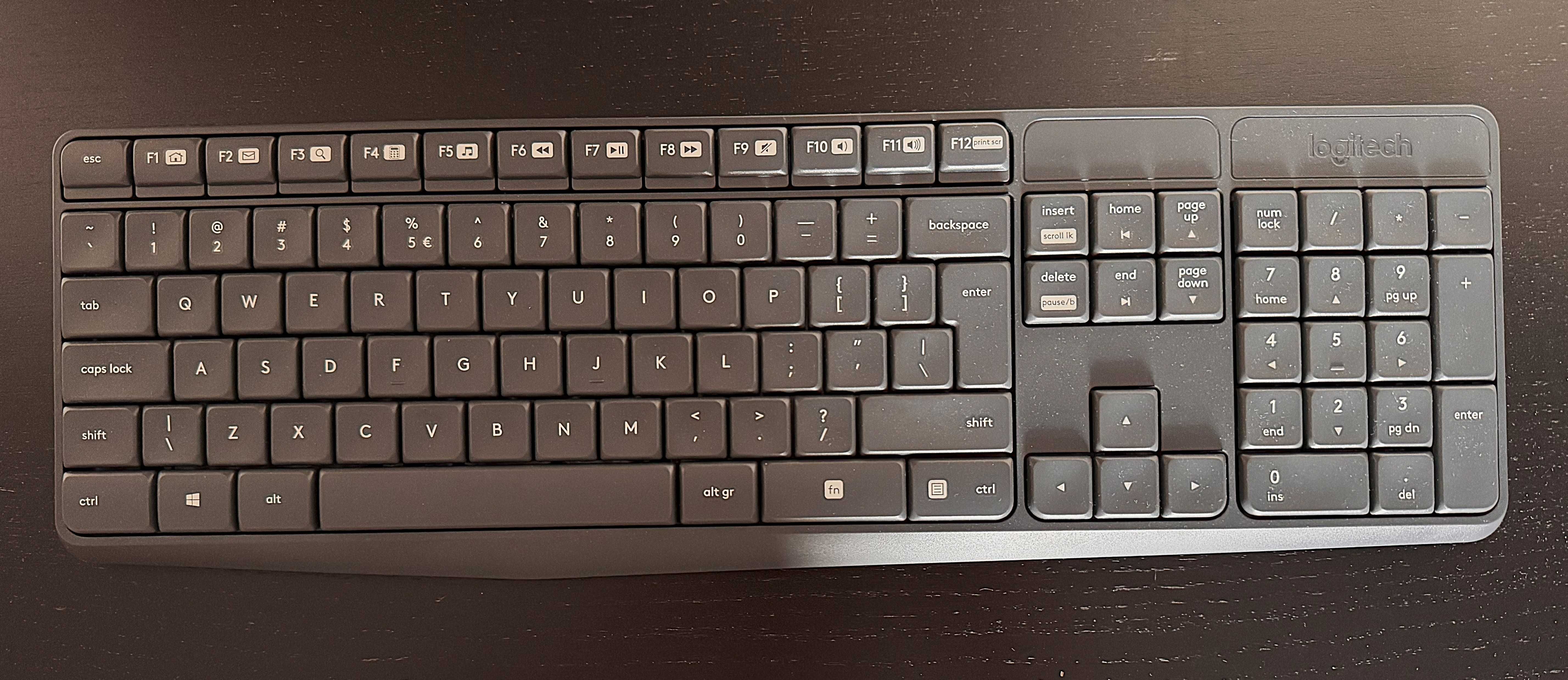 Zestaw klawiatura+mysz Logitech bezprzewodowy