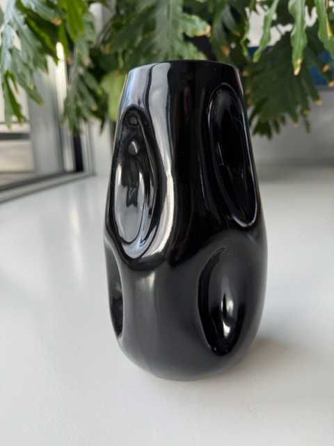 wazon Home&You darcos – czarna porcelana - nowoczesny