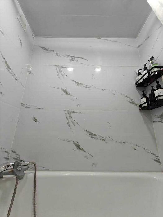 Рейка декоративна PS під коричневу шкіру з бронзою 2900х120х20мм SW