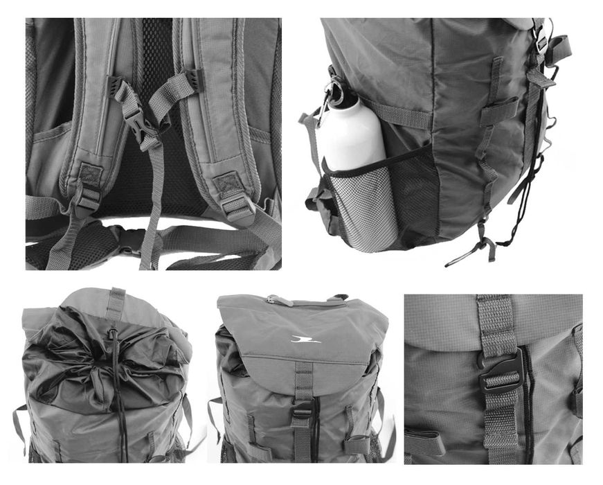 Plecak turystyczny 40l pokrowiec H2O trekkingowy lekki, wodoodporny