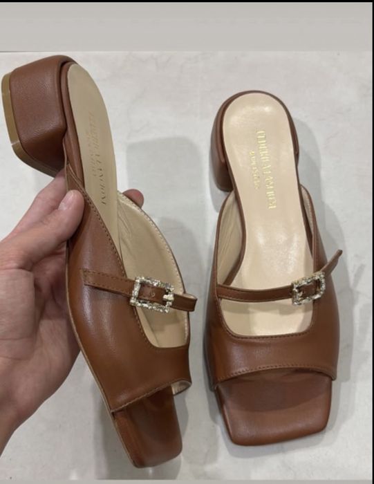 Мюлі/босоніжки натур шкіра, італія