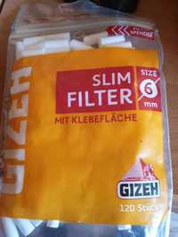 Filtr Gizeh Slim 120 szt 10 opakowań+1 gratis