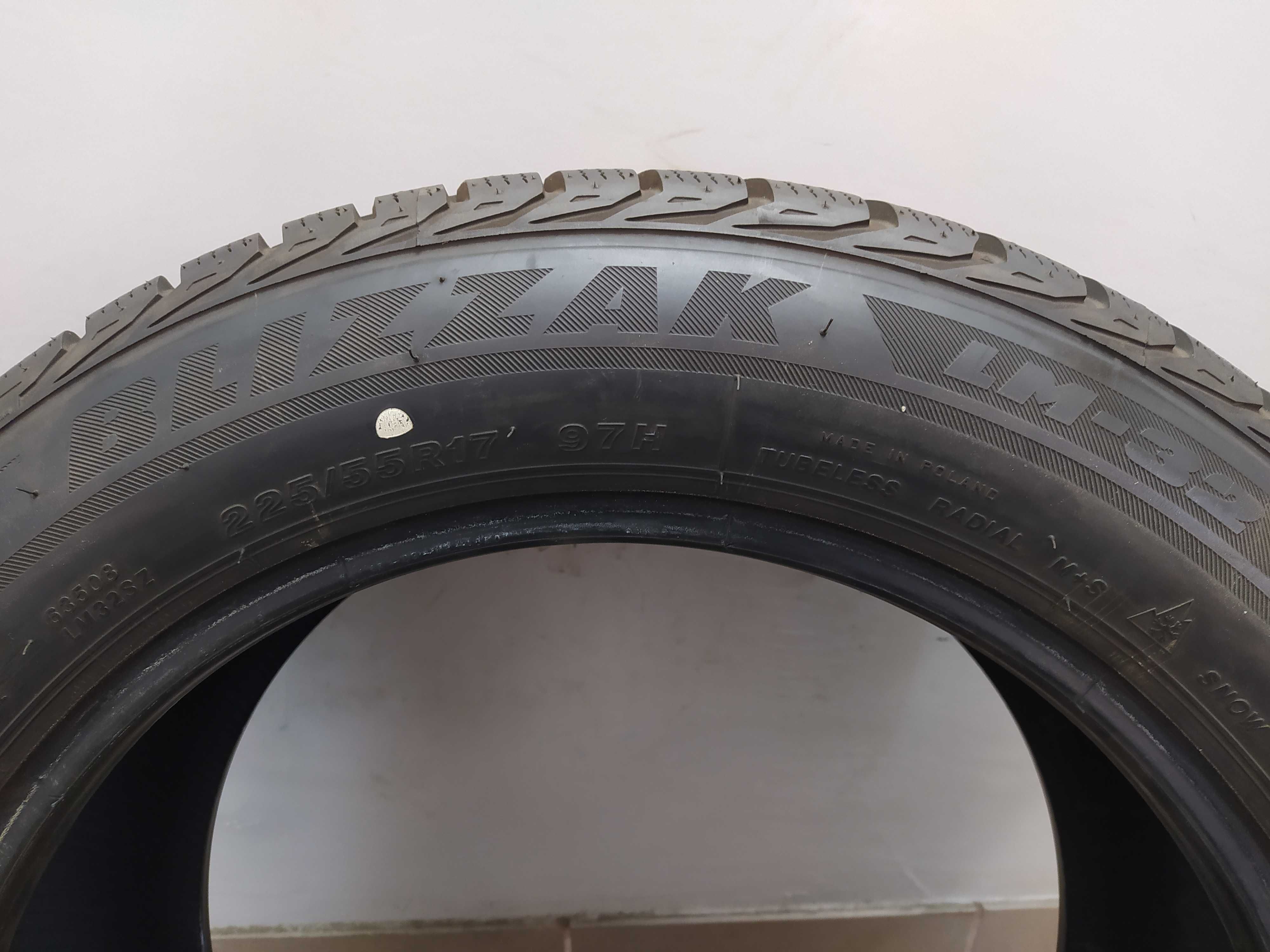 1x225/55R17 Bridgestone Blizzak LM-32, 2015 rok RSC Run Flat, Jak Nowa