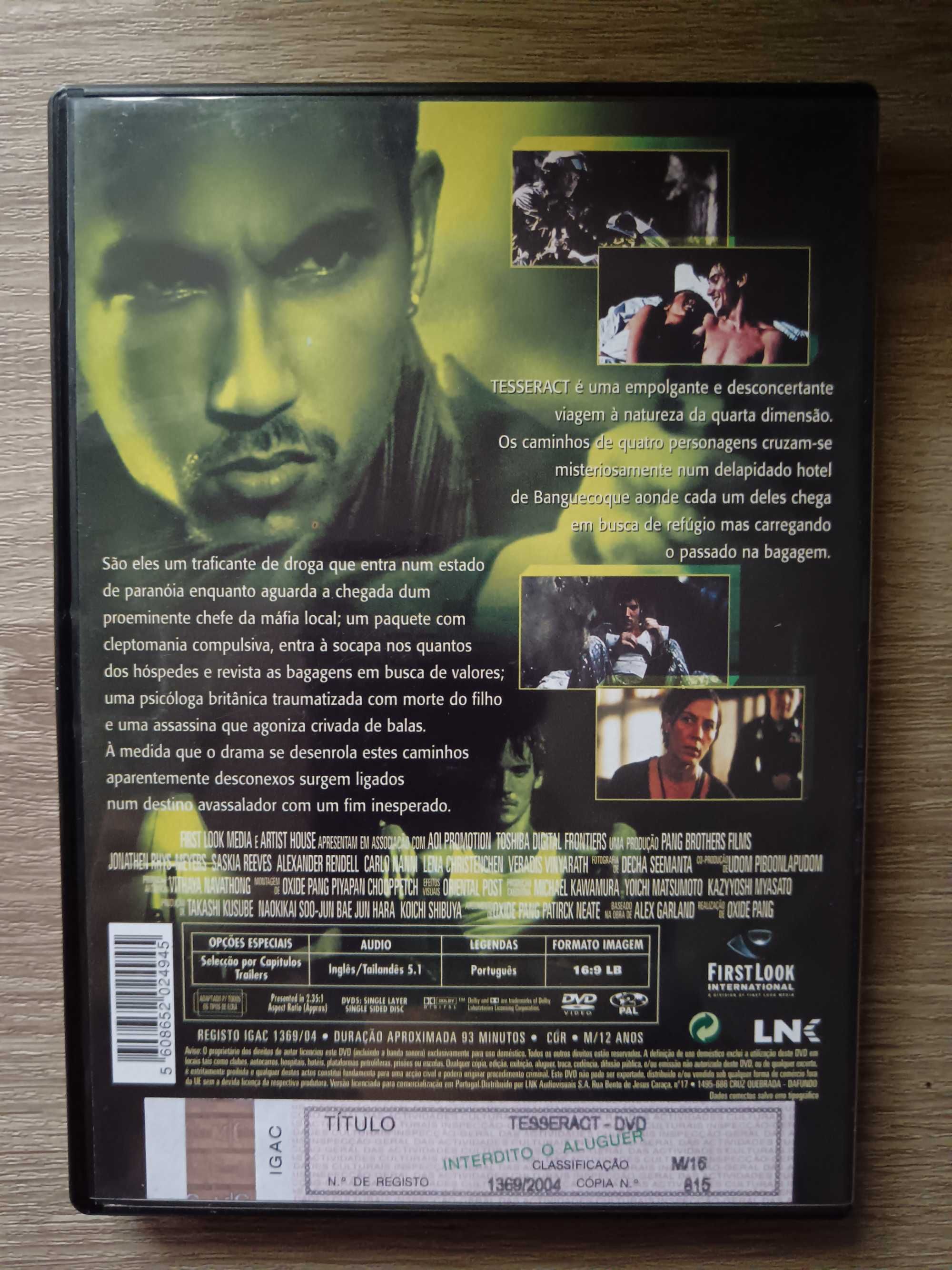 filme dvd original  - tesseract