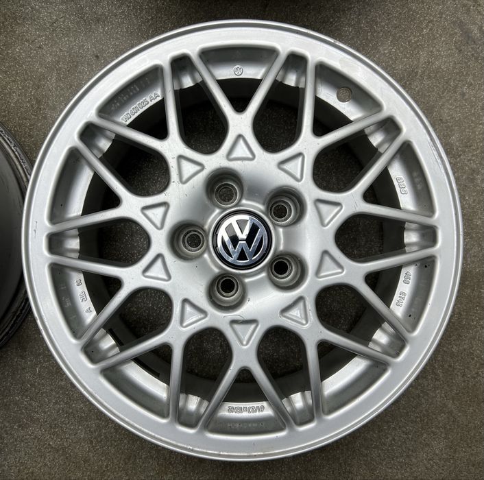 Диски BBS R15 5 100 et43 J6.5 Оригінал polo golf 3 fabia rapid tour