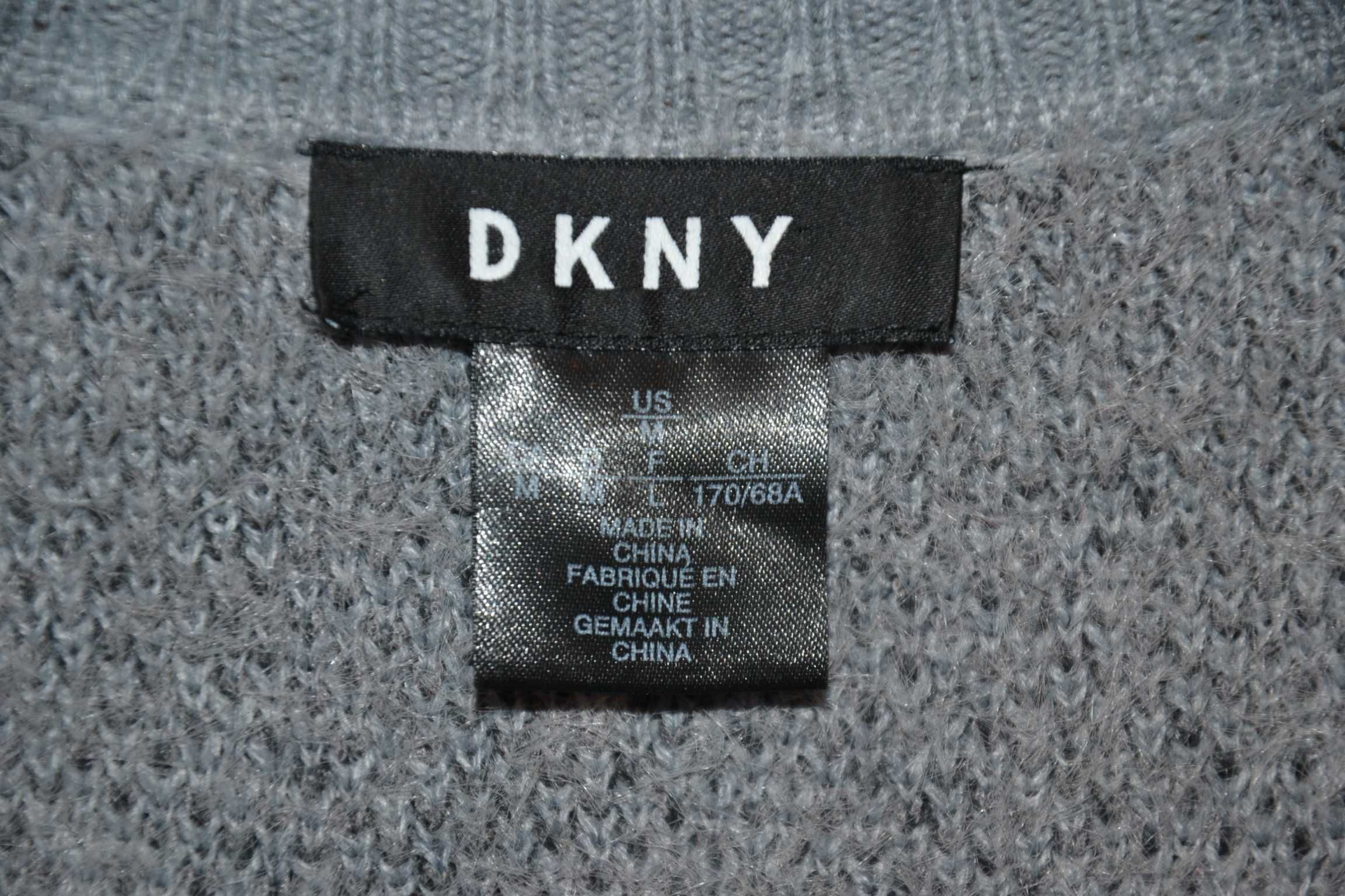 DKNY Sweter Damski Ciepły Miś M Oryginalny Super Stan