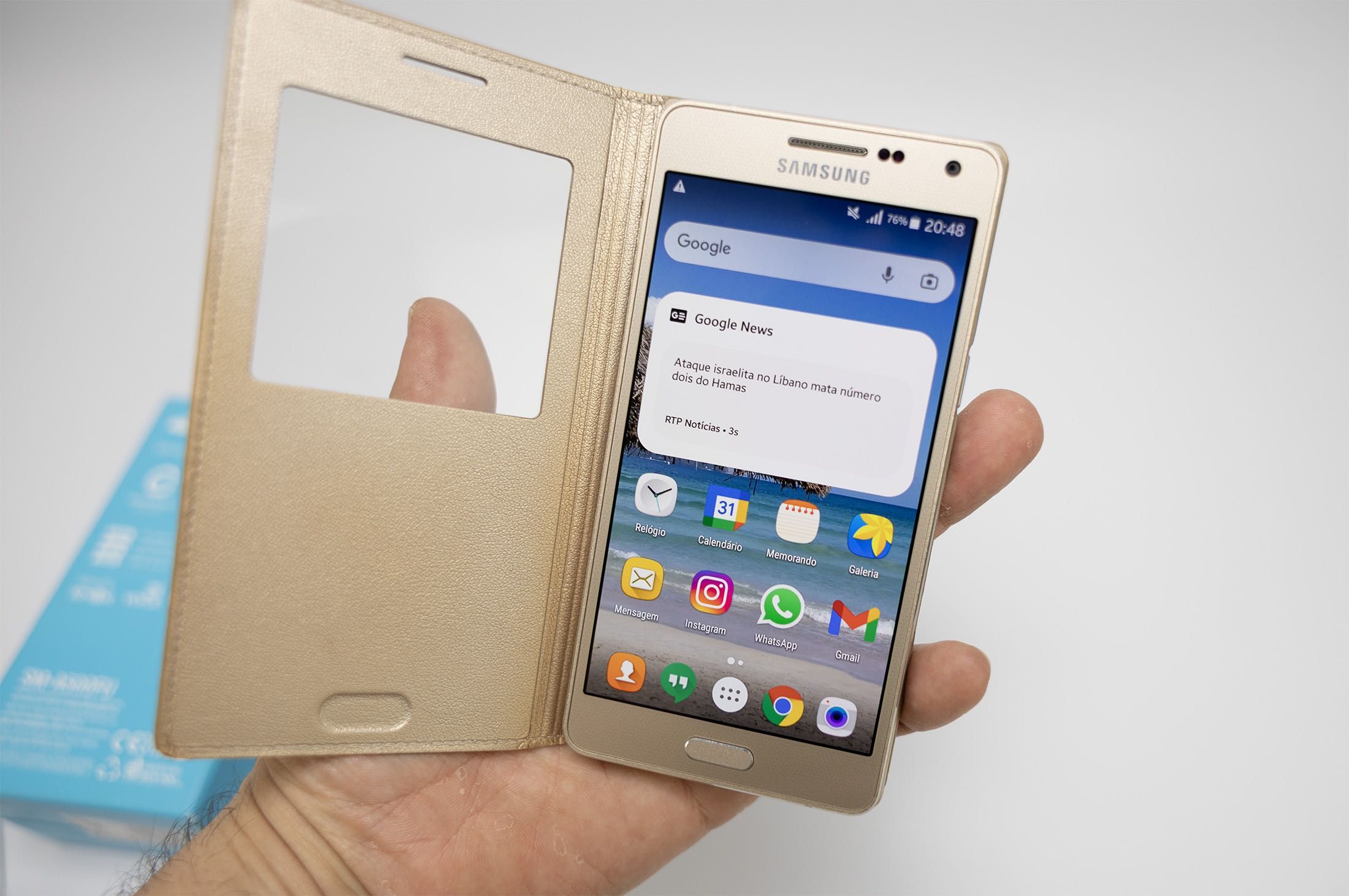 Samsung Galaxy A5 (SM-A500FU) 16GB Dourado Desbloqueado