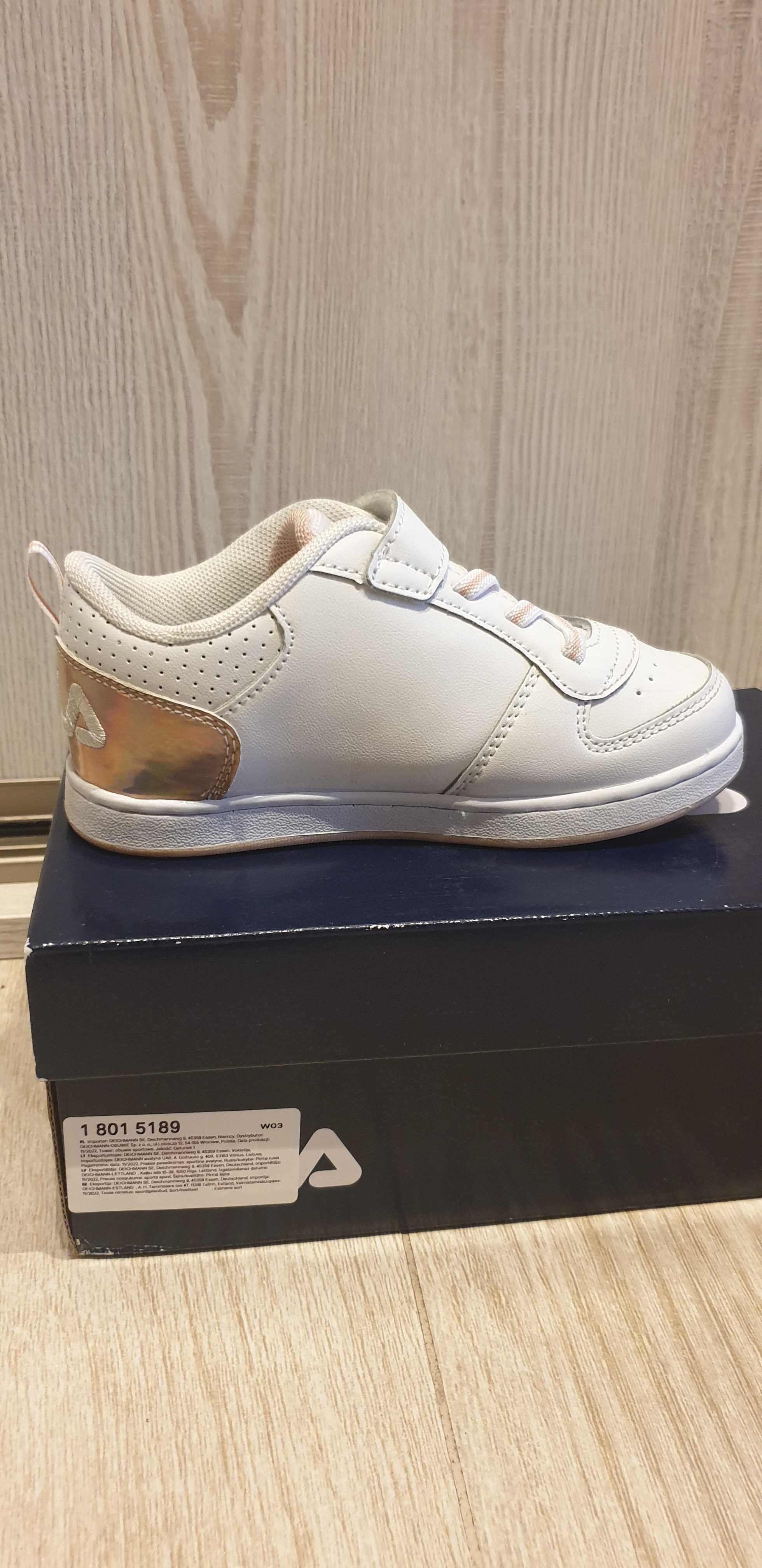 Sportowe buty FILA dla dziewczynki, r. 27 – świetny stan!