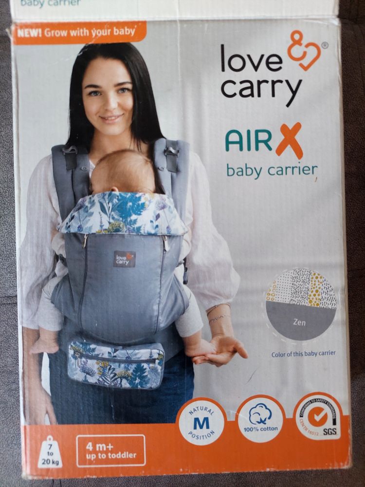 Слінг, слінг-рюкзак, эрго-рюкзак, love and carry Air x
