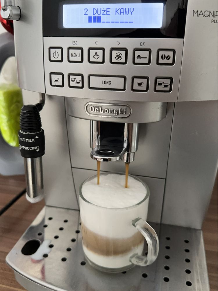 ekspres do kawy ziarnistej Delonghi Magnifica S plus, polskie menu, 45