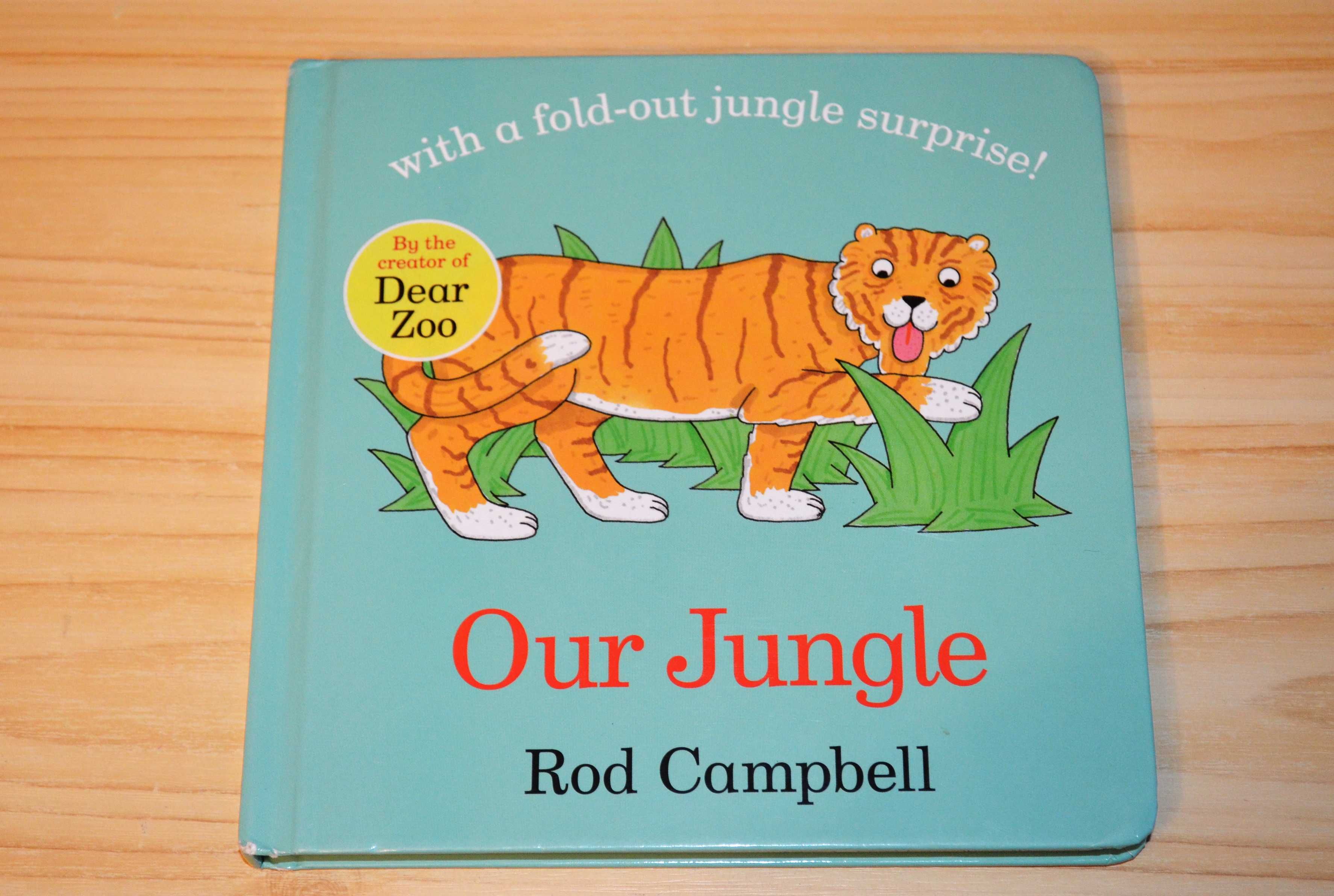 Our jungle by rod campbell, дитяча книга англійською