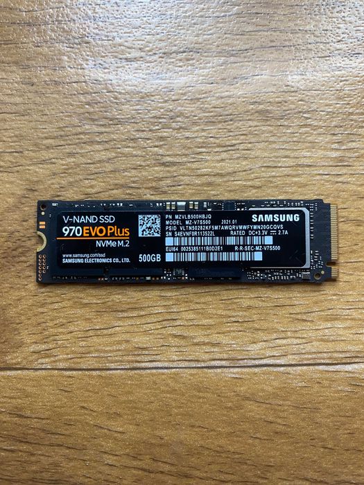 Ssd диск Samsung 970 evo plus 500 gb гигабайт идеал m2 2280 pci 3.0
