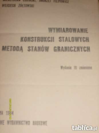 "Wymiarowanie konstrukcji stalowych"