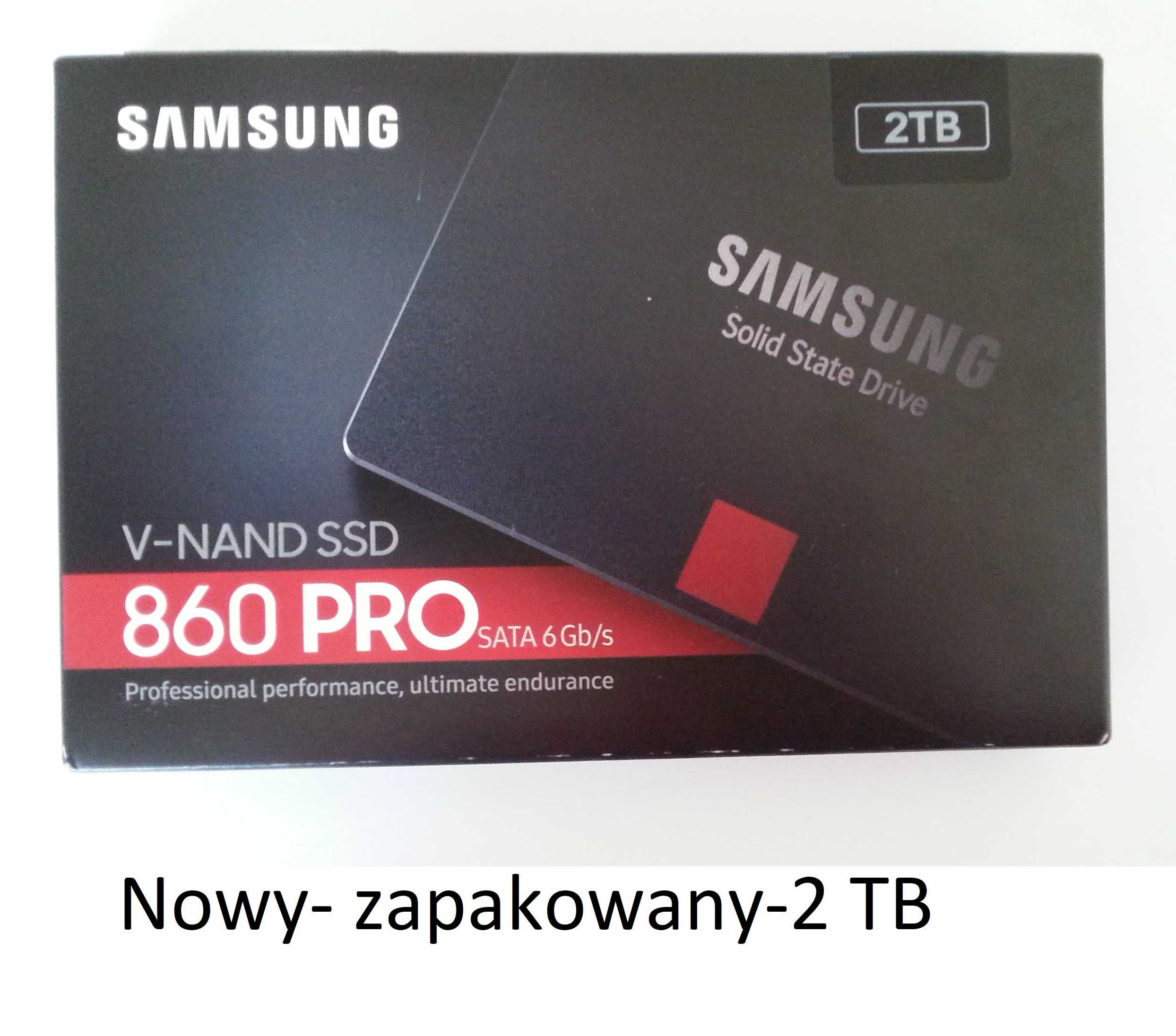 NOWY,Zapakowany Samsung 860 PRO-2TB-dysk ssd-foto inne modele.