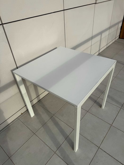 IKEA MELLTORP stół biały 75 x 75 cm, melamina