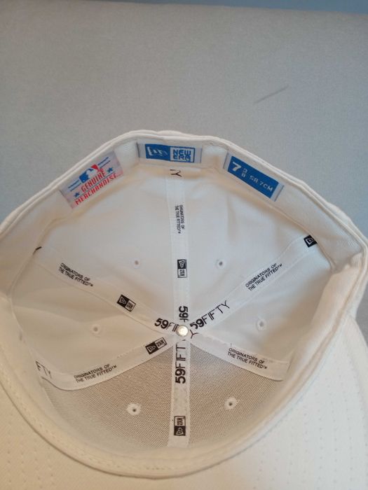 Czapka New Era Los Angeles Dodgers LA 7 3/8 58.7 cm z USA All White !!