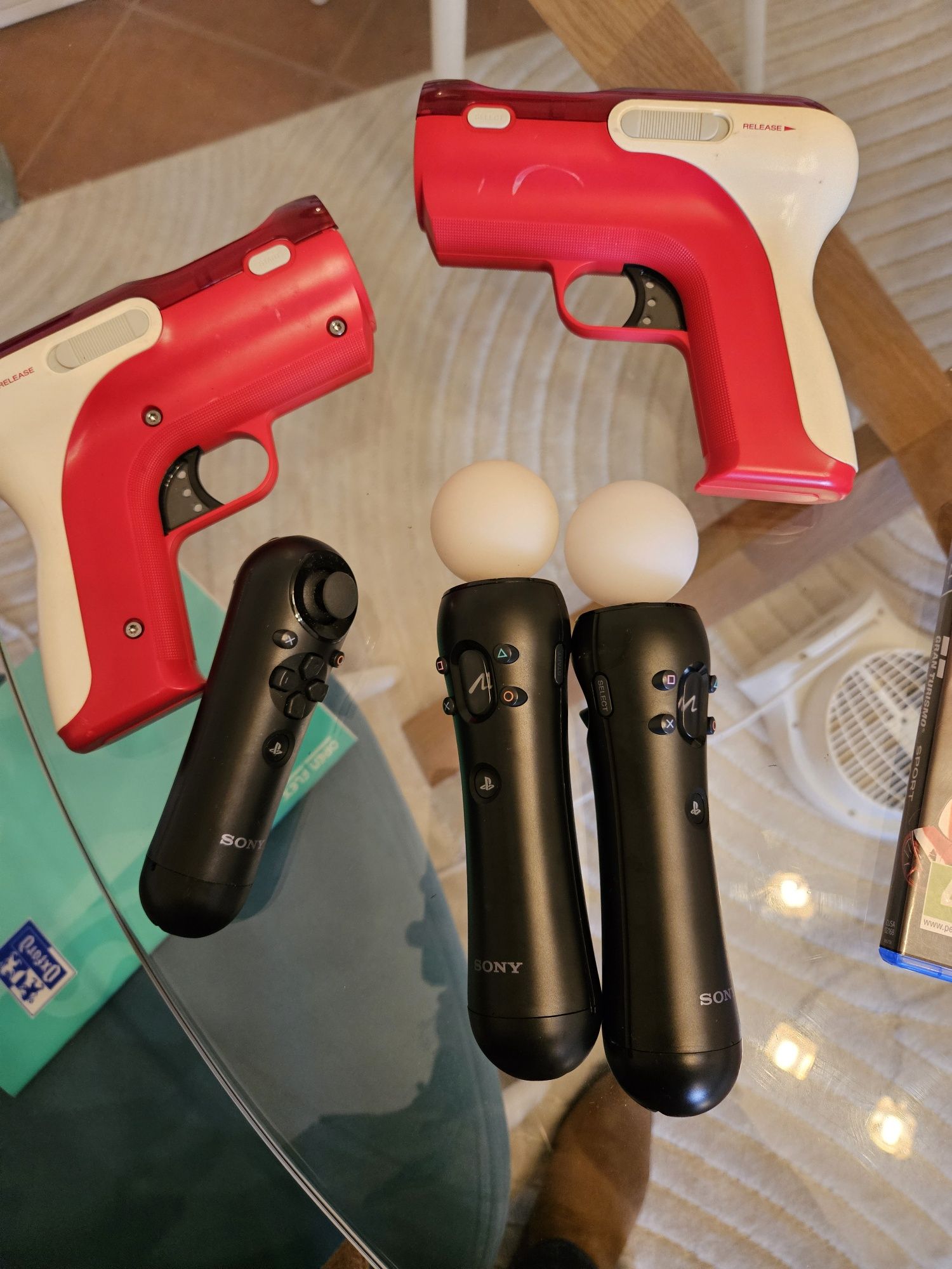 Ps vr, jogos, stiks, comando e pistolas