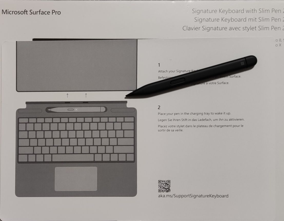 Signature Keyboarwith Slim Pen 2  Microsoft Surface Pro X/8/9