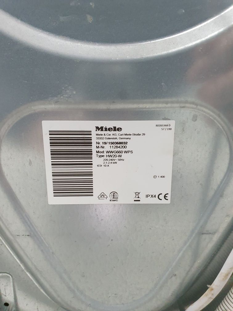 Пралка, стиралка, miele, пралка 9кг, miele w1 wwr760
, пралка-сушка