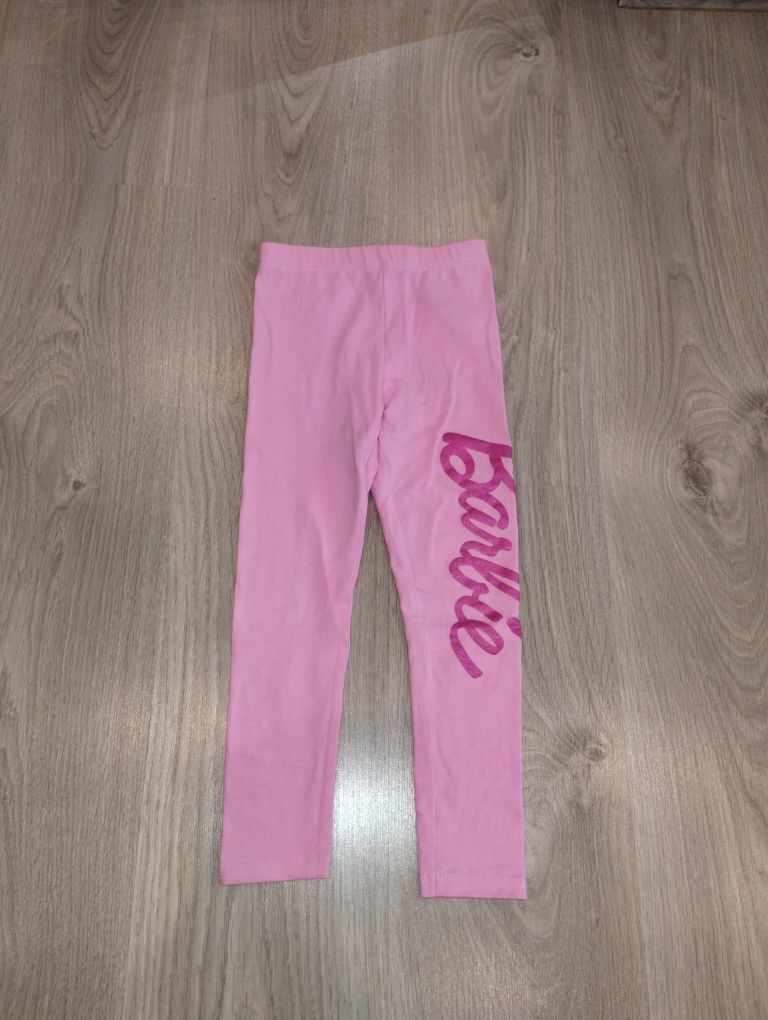r. 104/110 Barbie różowe legginsy dla dziewczynki