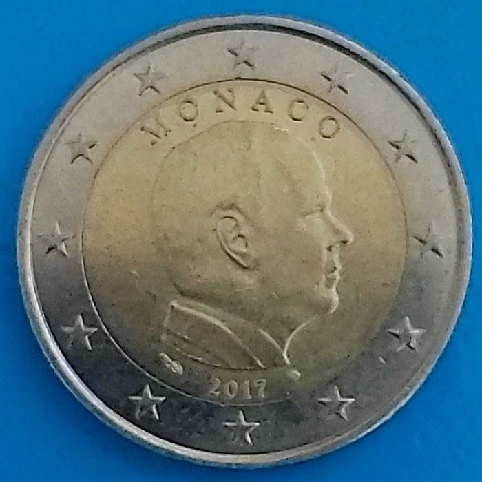 2 Euros de 2017 do Principado do Mónaco, Príncipe Alberto II