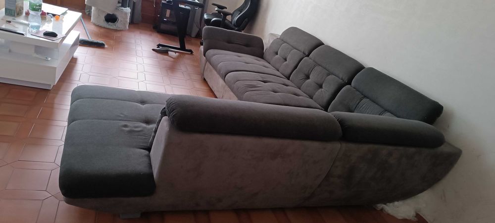 Sofá de canto conversível