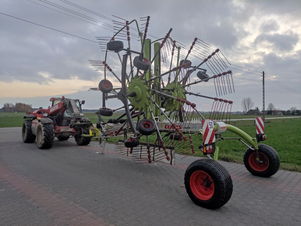 Zgrabiarka claas liner 2900 cena brutto dwugwiazdowa stan bdb