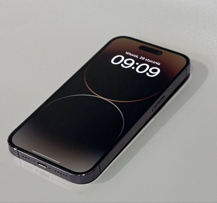Smartfon Apple iPhone 14 Pro 5G 128GB Fioletowy. Bat 90% czytaj opis