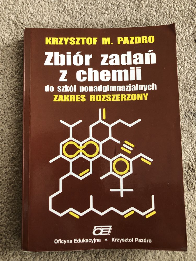 Krzysztof M. Pazdro Zbiór zadań z chemii zakres rozszerzony