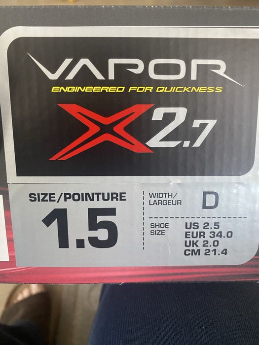 Продам детские хоккейные коньки Bauer Vapor X2.7 размер 1.5