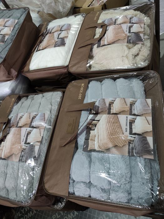 Покривало ковдра Шиншила євро полоска 7см