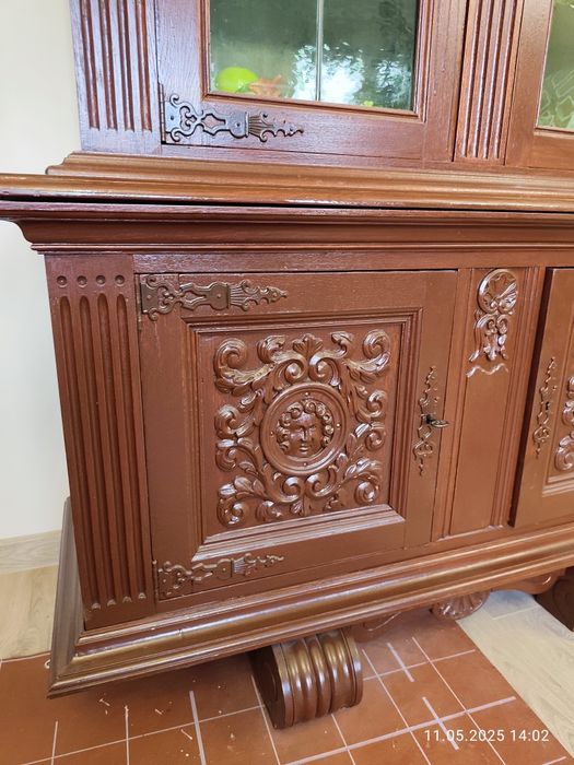 Komoda i witryna Dębowa