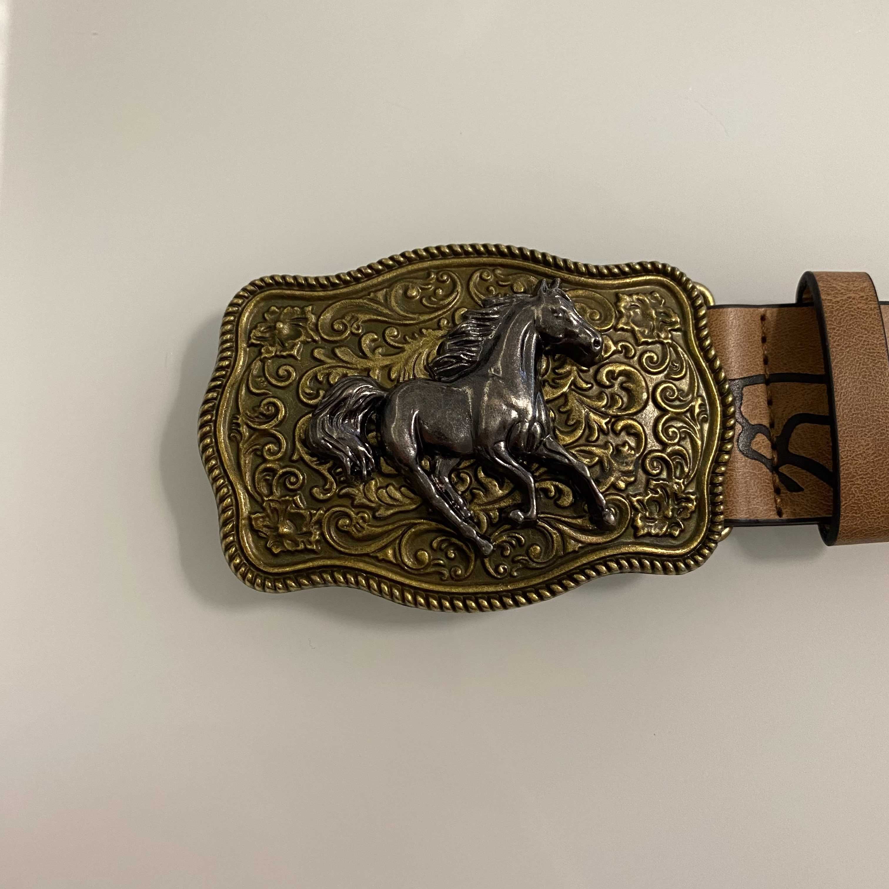 pasek klamra belt buckle horse cowboj kowboj