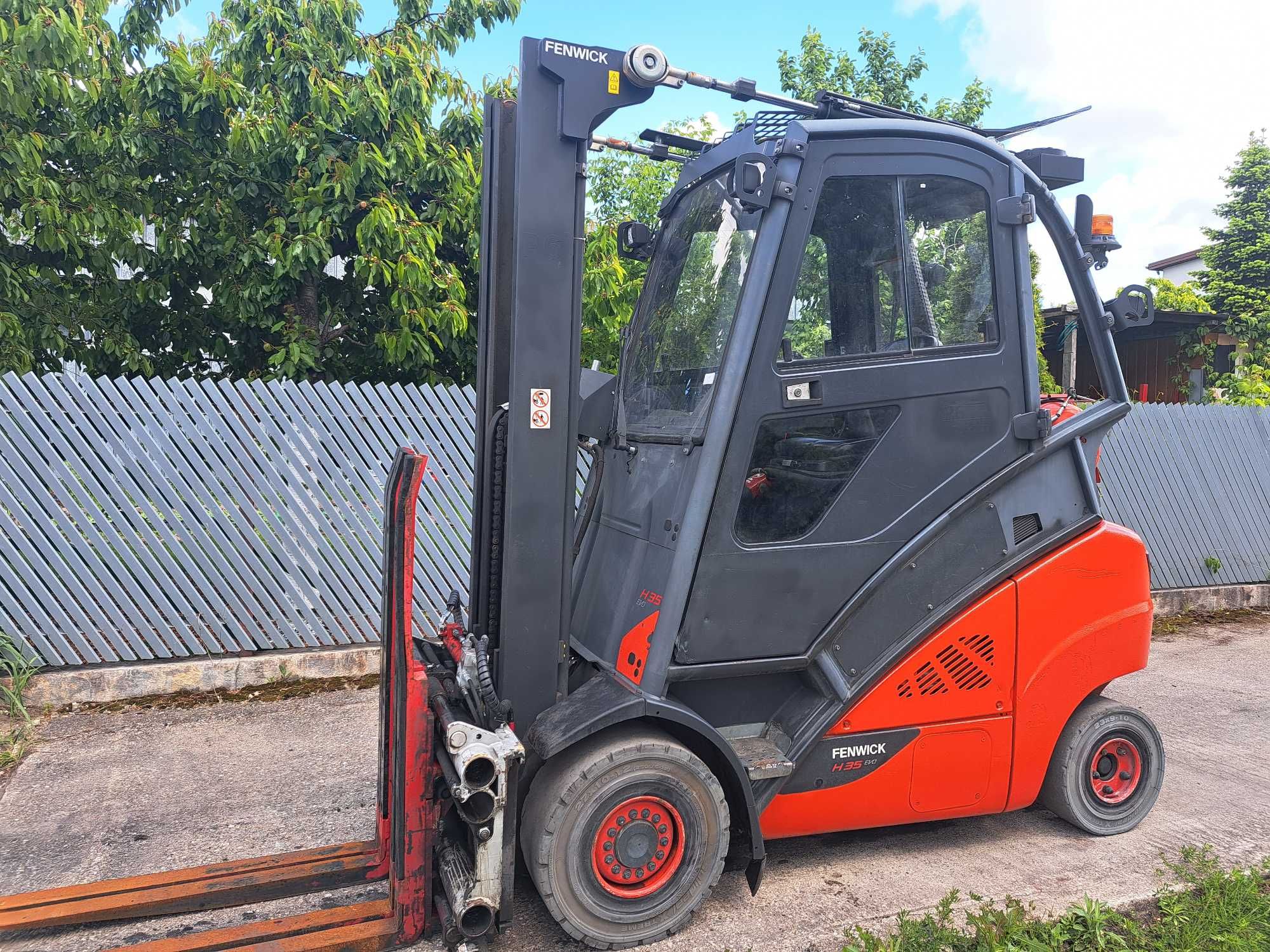 Linde H35T Klima 4 sekcje wózek widłowy 2018r.