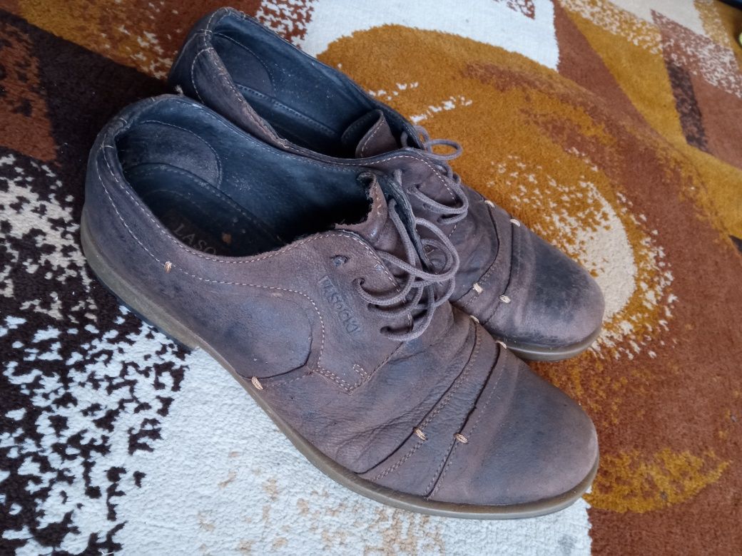 Zestaw buty męskie używane rozmiar 42 wkładka 28 cm uszkodzone Lasocki