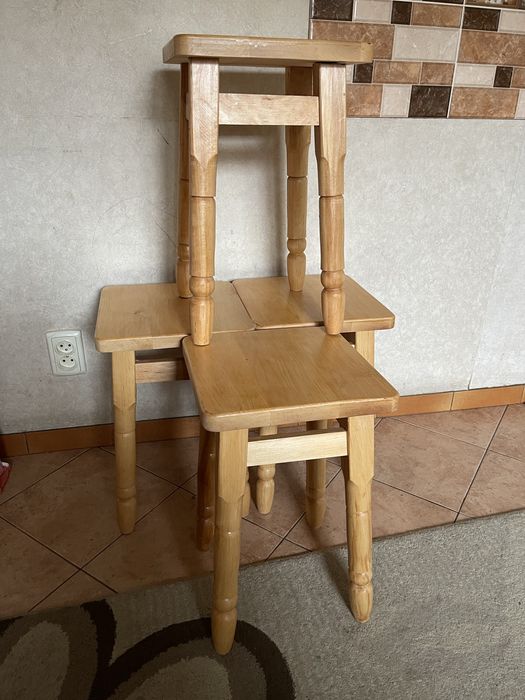 Табуретки деревяʼні, табуретки з натурального дерева