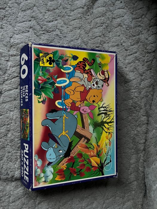 Kolekcjonerskie Puzzle # Kubuś Puchatek Trefl 60 Lata 90 Komplet