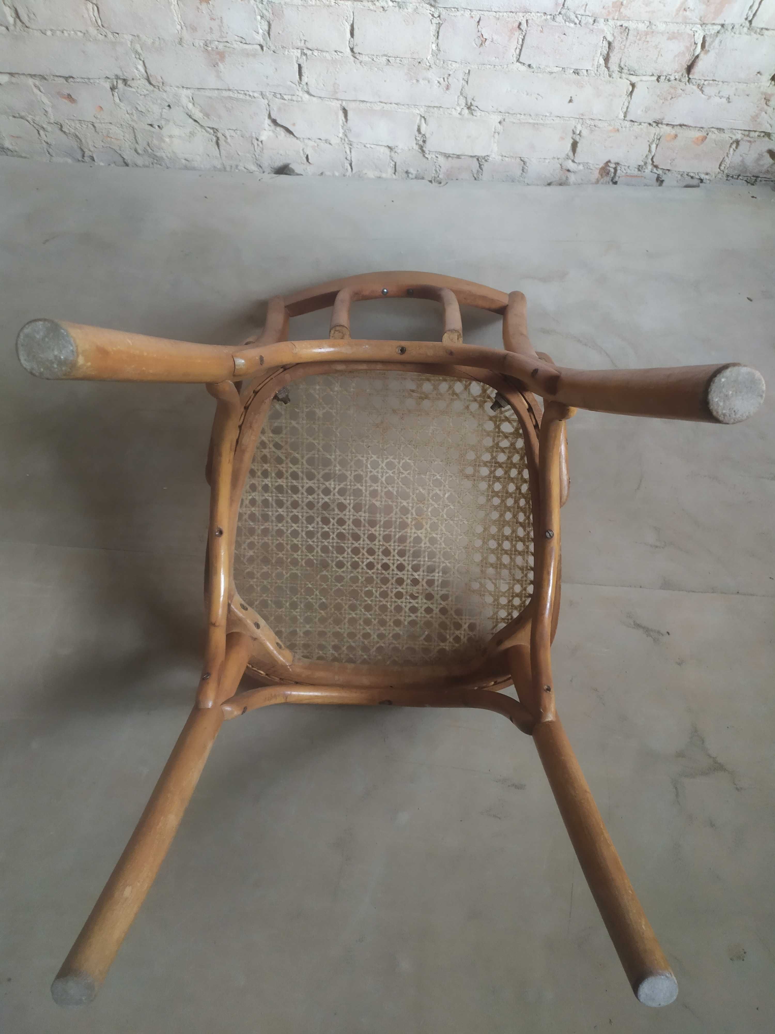 Krzesło  drewniane THONET powojenne gięte stare
