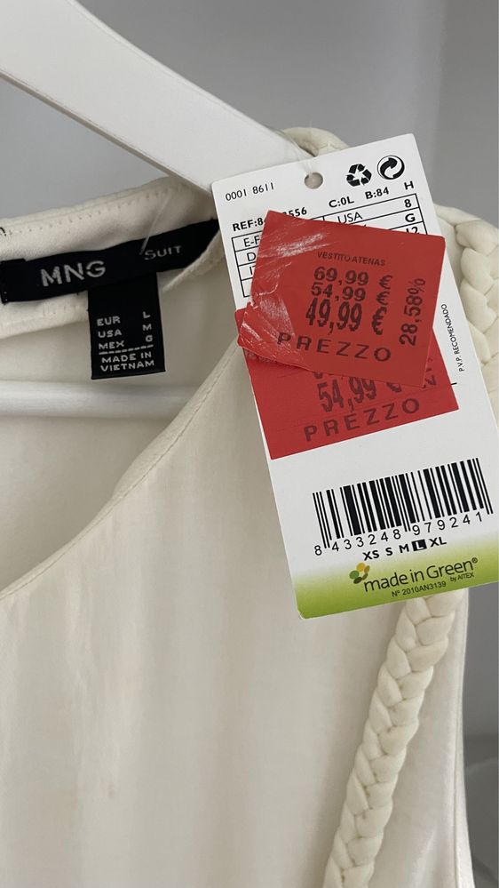 Сукня-туніка з шортами всередині Mango, остання ціна