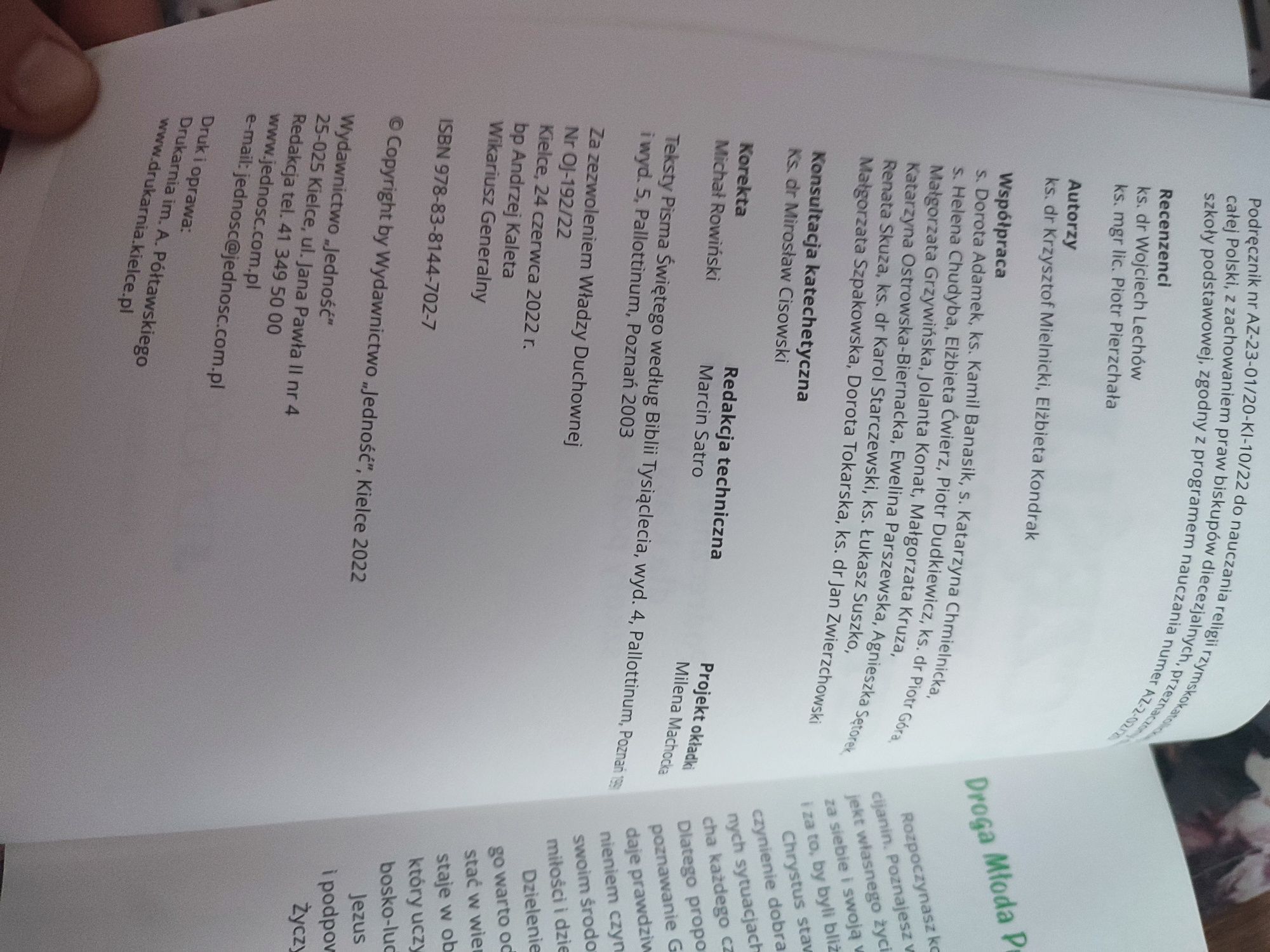 Podręcznik do religii Szczęśliwy którzy czynią dobro