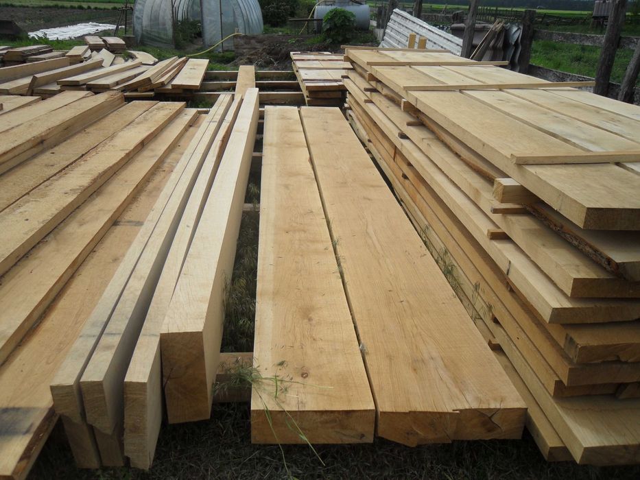 Sprzedam tarcicę dębową, jesionową, bukową, sosnową, osika, olcha