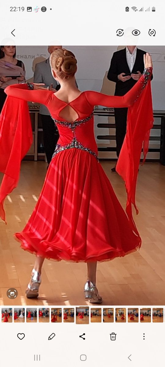 Плаття для спортивно бальних танців стандарт