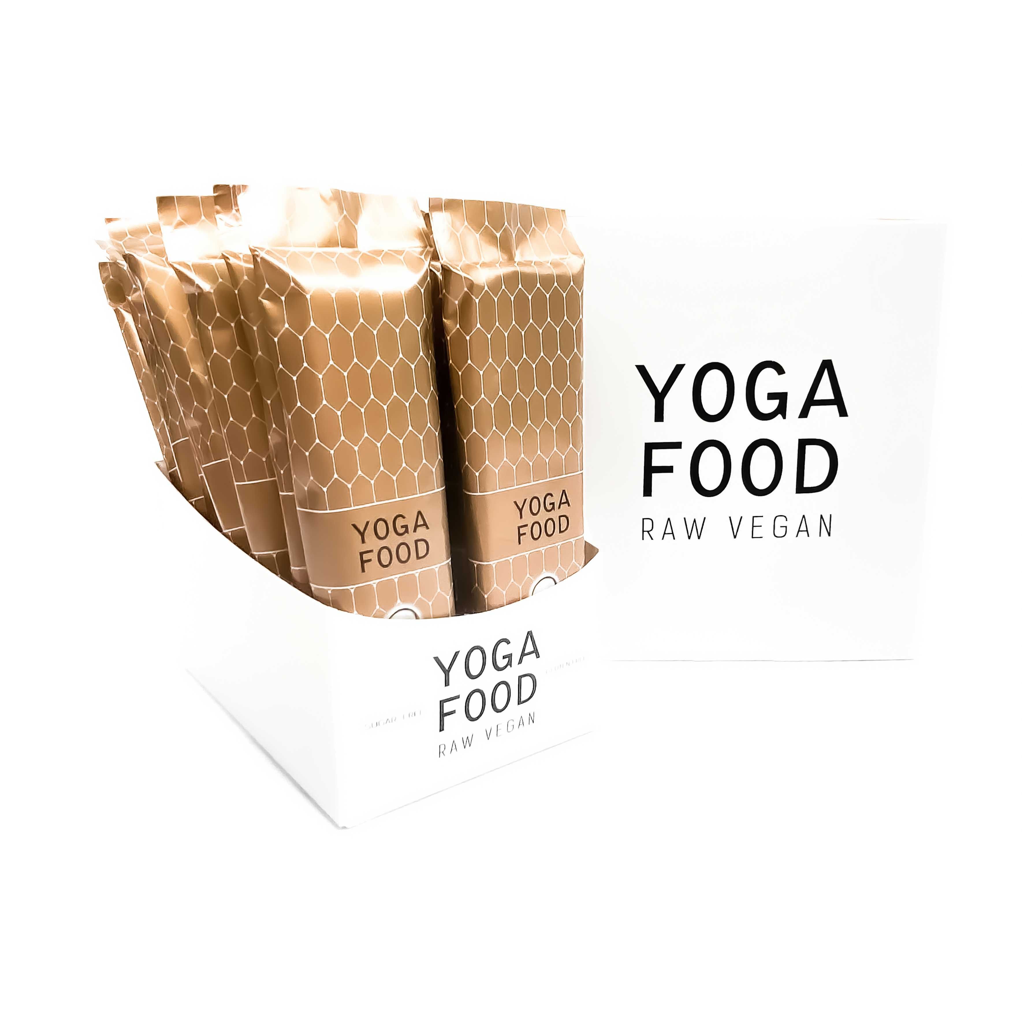 Упаковка батончиків SHUGAR GLUTEN FREE YOGAFOOD Кедровий 40г х 20шт