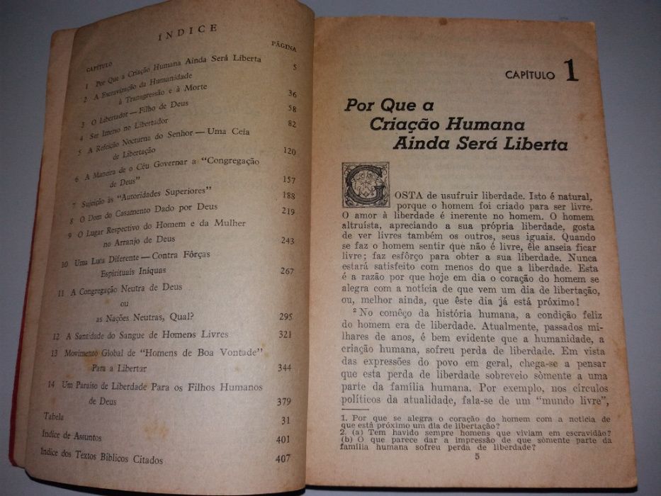 "Vida Eterna na Liberdade dos Filhos de Deus"-1ª Edição