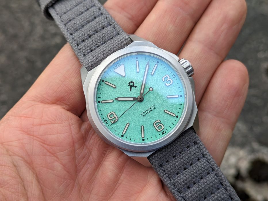 Zegarek RZE Resolute Mint Green Miyota 90S5