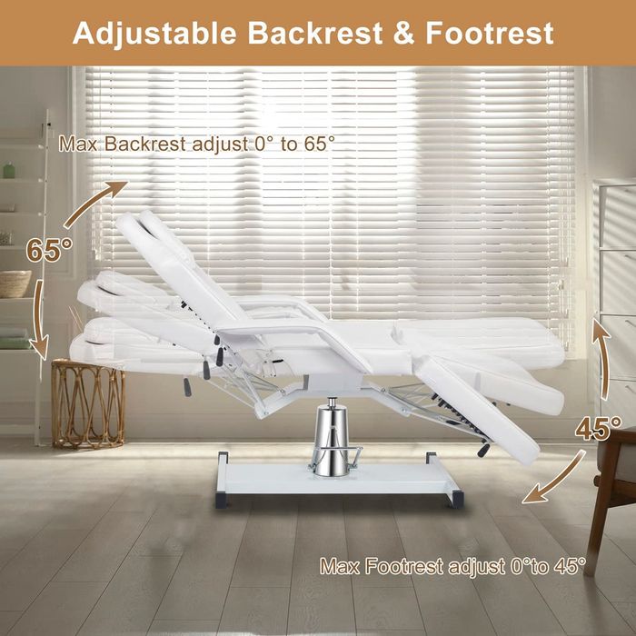 Marquesa Hidráulica Giratória 360º - Ajustável, Confortável