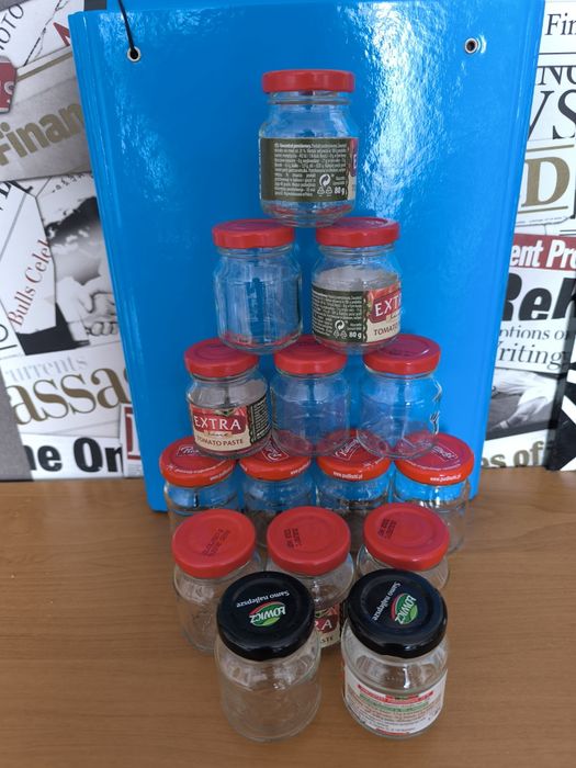 Słoiczki do diy po koncentratach 18 sztuk