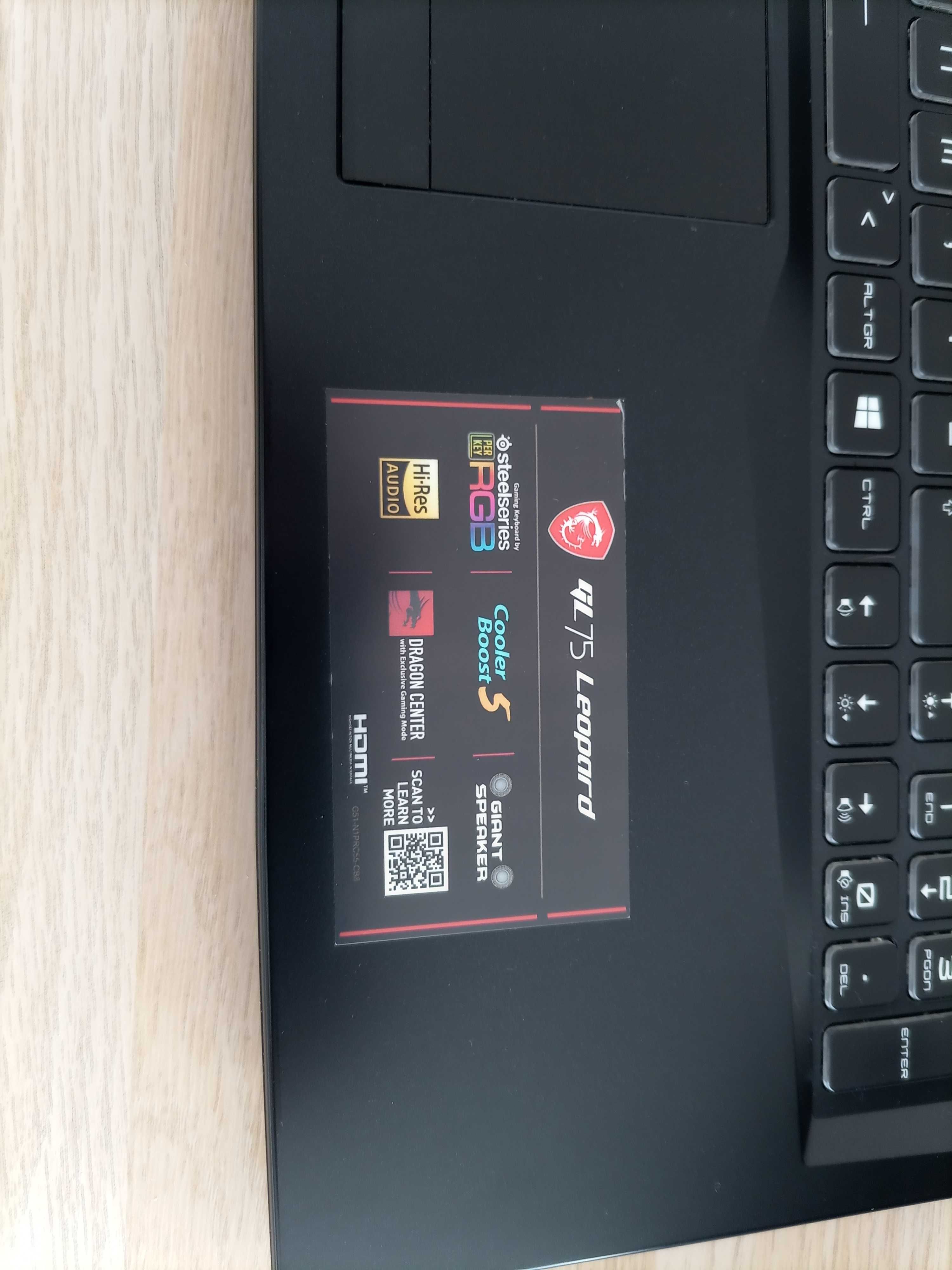PC portátil MSI GL75 Leopard 10SEK +Rato + Mochila